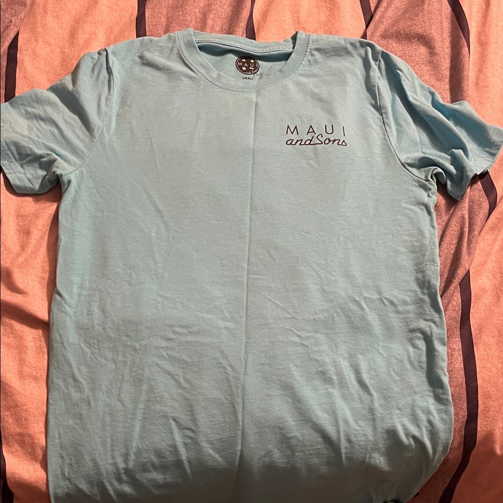 Maui and Sons Sky Blue Short Sleeve Tee